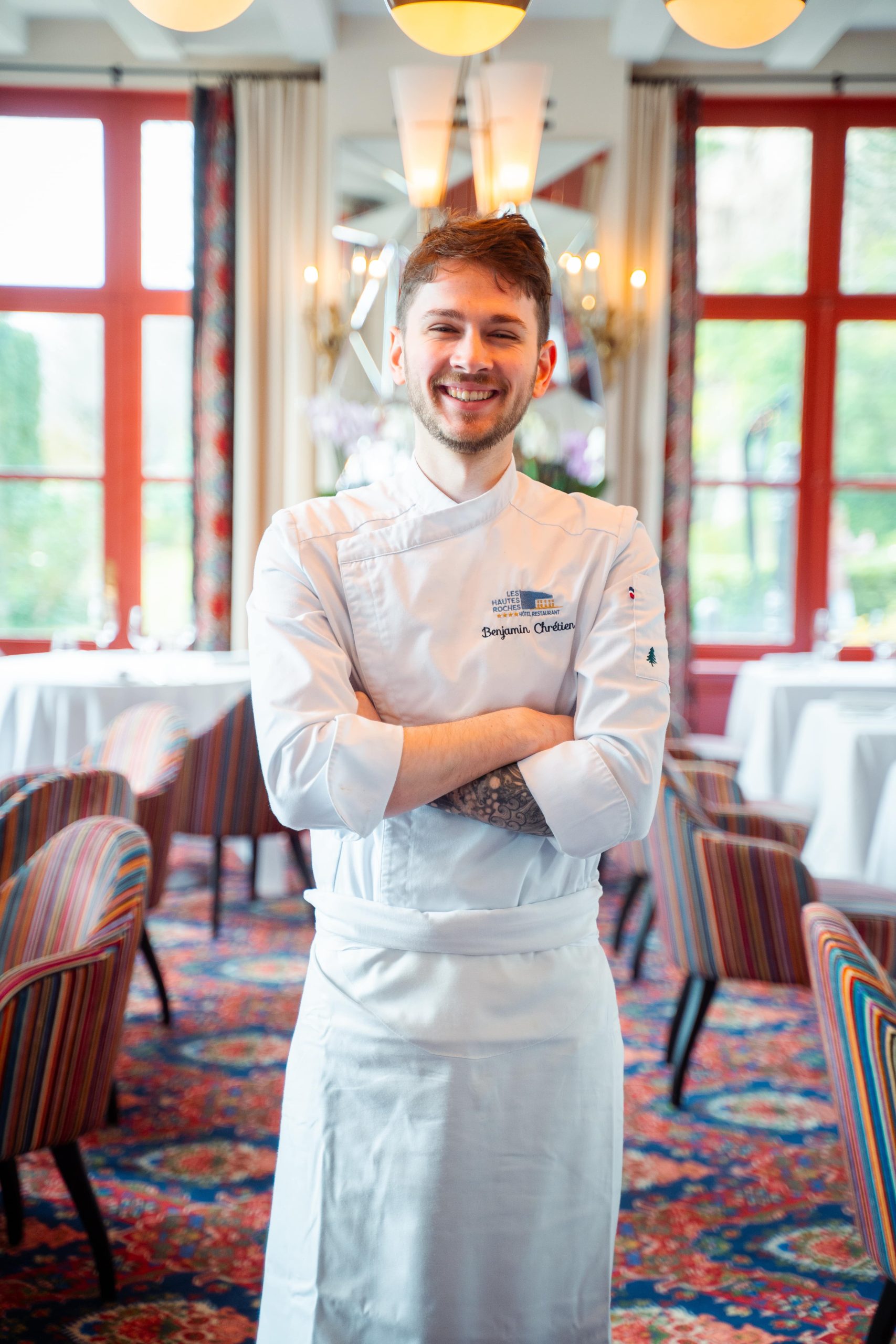 Benjamin Chrétien, nouveau chef aux Hautes Roches