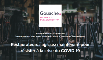 Webinar Covid19 avec Gouache Avocats et B.R.A. Tendances Restauration